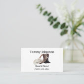 Carte De Visite Main du ranch (Debout devant)