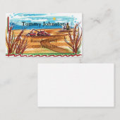 Carte De Visite Main du ranch (Devant / Derrière)