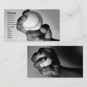 Carte De Visite Main d'un athlète (Devant / Derrière)