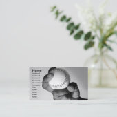 Carte De Visite Main d'un athlète (Debout devant)