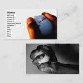 Carte De Visite Main d'un athlète (Devant / Derrière)