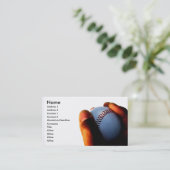 Carte De Visite Main d'un athlète (Debout devant)