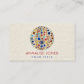 Carte De Visite Main Hamsa - Main - Fatima Dot Art (Devant)