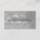 Carte De Visite Main Hold Barbell | Logo Fitness (Dos)