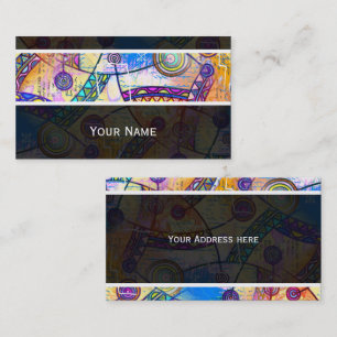 Carte De Visite Main tirée par EDDArt - Échelle de rêve 1