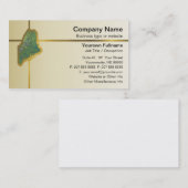 Carte de visite Maine Map (Devant / Derrière)