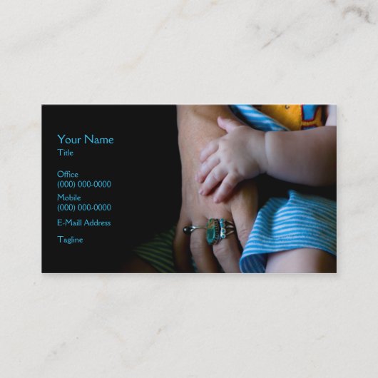 Carte De Visite Mains (Devant)