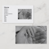 Carte de visite mains (Devant / Derrière)