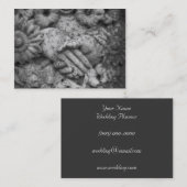 Carte De Visite Mains affectueuses (Devant / Derrière)