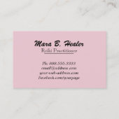 Carte De Visite Mains de feuille d'or de *~* rayonnant la guérison (Dos)