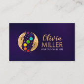 Carte De Visite Mains de guérison de l'énergie - Chakras (Devant)