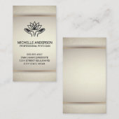 Carte De Visite Mains de guérison | Lotus (Devant / Derrière)