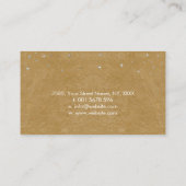 Carte De Visite Mains de guérison - Lunes - Mère de Perle et d'Arg (Dos)