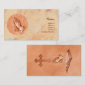 Carte De Visite Mains de prière (Devant / Derrière)