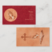 Carte De Visite Mains de prière (Devant / Derrière)