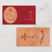 Carte De Visite Mains de prière (Devant / Derrière)