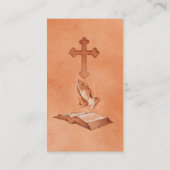 Carte De Visite Mains de prière (Dos)