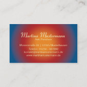 Carte De Visite Mains de REIKI (Dos)