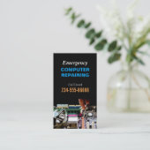 Carte De Visite Maintenance de l'ordinateur de secours (Debout devant)