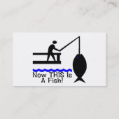 Carte De Visite Maintenant C'est un poisson (Dos)
