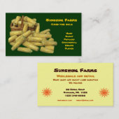 Carte De Visite Maïs à vendre (Devant / Derrière)