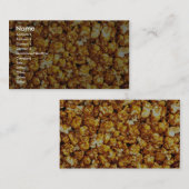 Carte De Visite Maïs de caramel (Devant / Derrière)