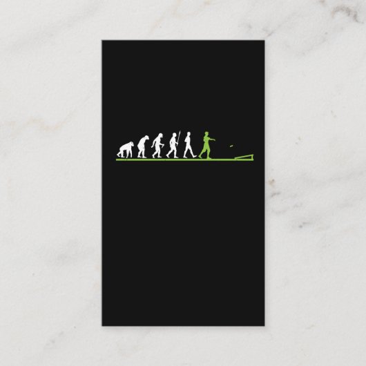 Carte De Visite Maïs drôle de fauteuils poire de Cornhole (Devant)