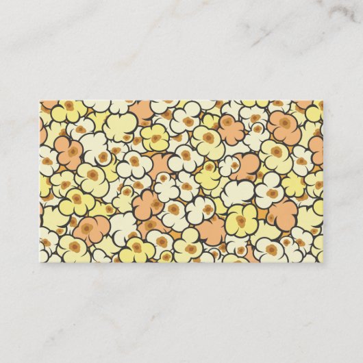 Carte De Visite Maïs éclaté de bande dessinée (Devant)