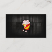 Carte De Visite Maïs éclaté grunge (Dos)