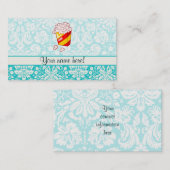 Carte De Visite Maïs éclaté ; Mignon (Devant / Derrière)