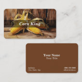 Carte De Visite Maïs / Maïs (Devant / Derrière)