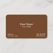 Carte De Visite Maïs / Maïs (Dos)