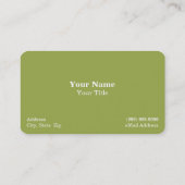 Carte De Visite Maïs / Maïs (Dos)