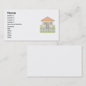 Carte De Visite Maison (Devant / Derrière)