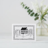 Carte De Visite Maison (Debout devant)