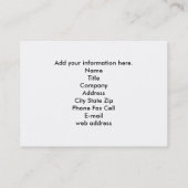 Carte De Visite Maison (Dos)