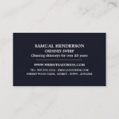 Carte De Visite Maison à Night Portrait, Chimney Sweep (Dos)