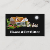 Carte De Visite Maison & Animaux domestiques (Devant)