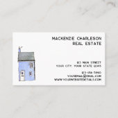 Carte De Visite Maison aquarelle (Devant)