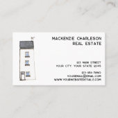 Carte De Visite Maison aquarelle (Devant)