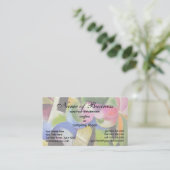 Carte De Visite Maison avec des arbres de Franz Marc (Debout devant)