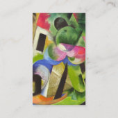 Carte De Visite Maison avec des arbres par Franz Marc (Dos)