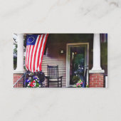 Carte De Visite Maison avec drapeau Betsy Ross (Dos)