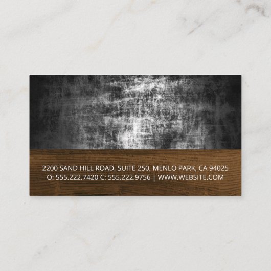 Carte De Visite Maison avec outils de construction (Dos)