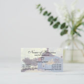 Carte De Visite Maison Bleue à Zaandam par Claude Monet (Debout devant)