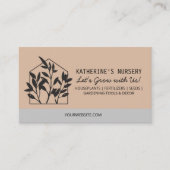 Carte De Visite Maison Boutique Nursery Moderne Abstrait (Devant)