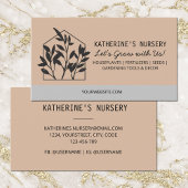 Carte De Visite Maison Boutique Nursery Moderne Abstrait