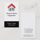 Carte De Visite Maison/Chambre/tango (Devant / Derrière)