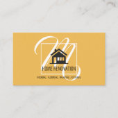 Carte De Visite Maison Construction de rénovation (Devant)