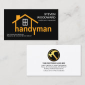 Carte De Visite Maison Creative Handyman (Devant / Derrière)